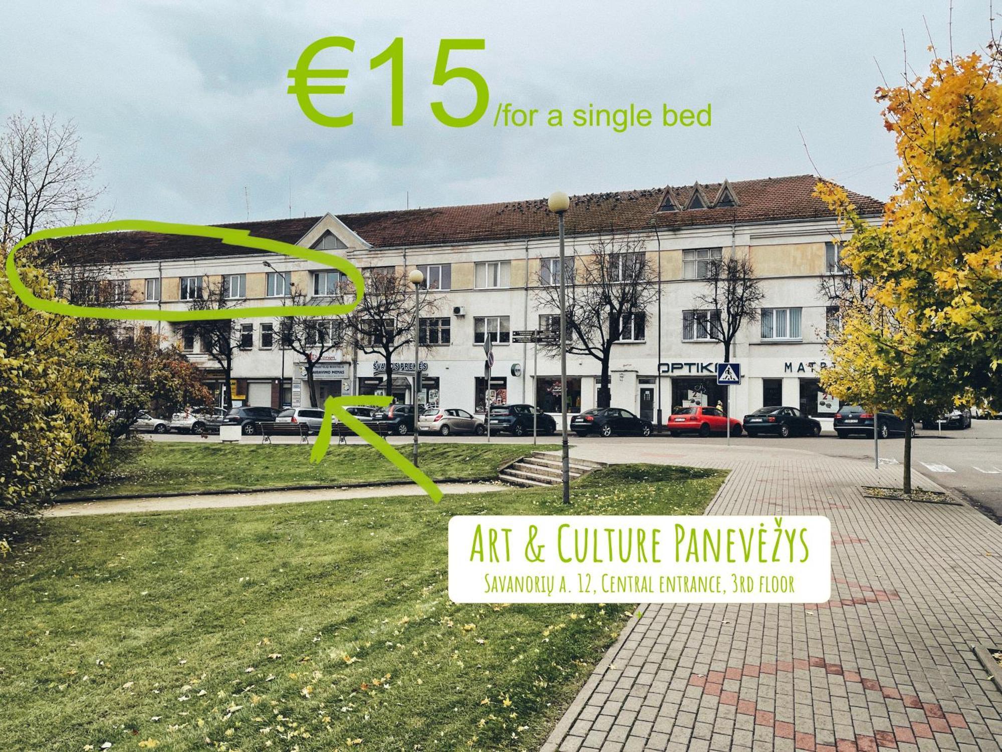 Albergue Art & Culture Panevėžys Exterior foto